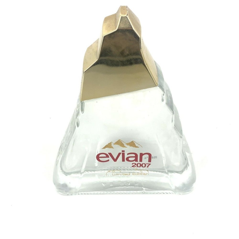 2007 Gold Glacier Evian Limited Edition Bottle